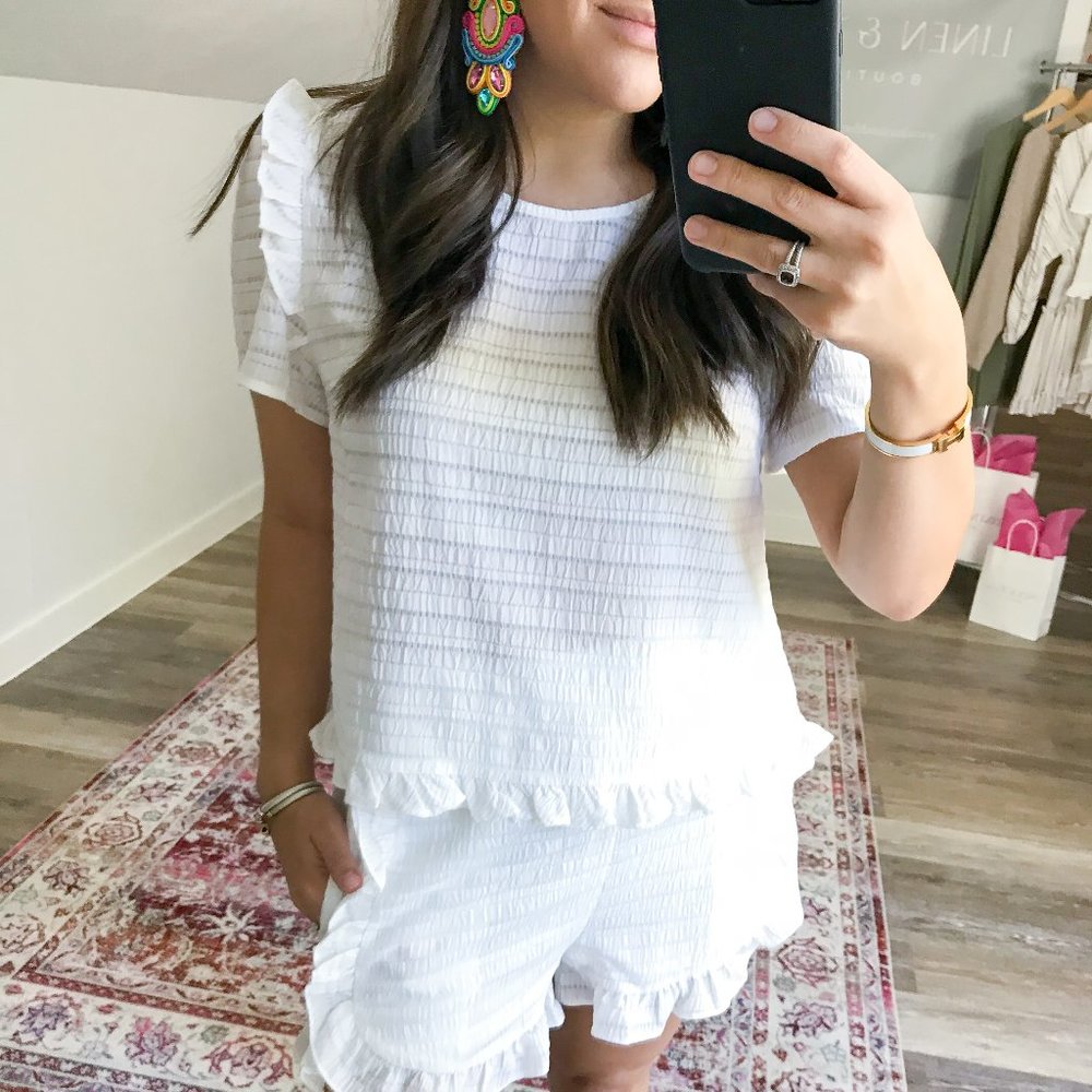 Monroe Ruffle Shorts - Picture 2 of 2